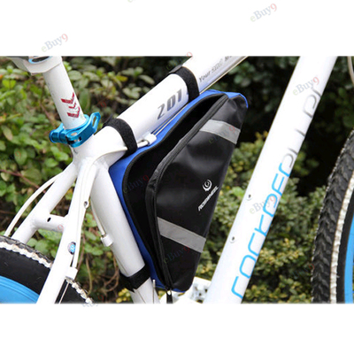 Bike Triangle on Bicycle Bike Bag Front Frame Head Pipe Triangle Bag Pouch Vjzzhh B35z2